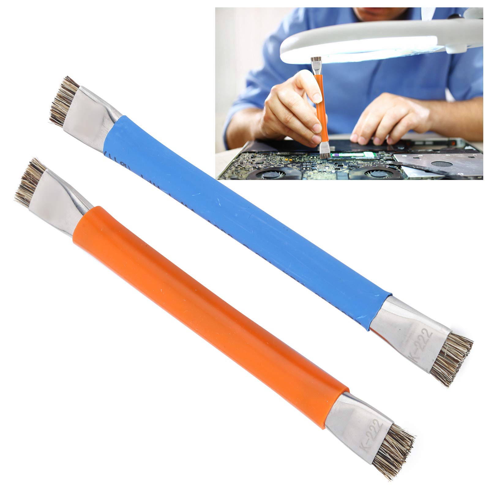 Spazzola Antistatica Per Pulizia Schede - 2 Pezzi Per Telefoni E PC - Foto 5