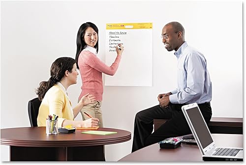 Miniatura 2 de 3M Post-it Self-Stick Wall Pads, 20 x 23 inches, White, 20 Sticky Sheets (Pack of 2 Pads)