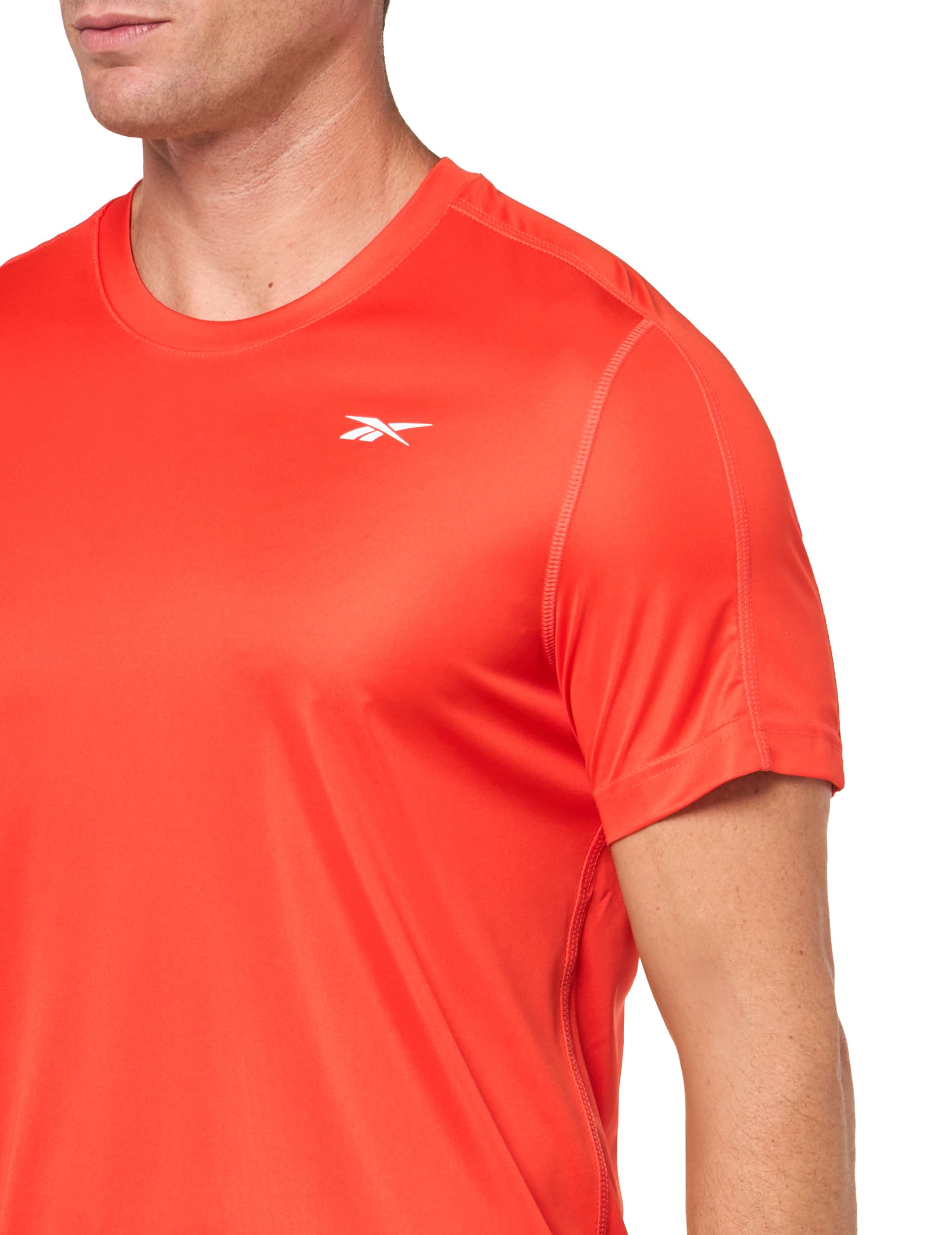 Reebok Short Small Sleeve Tech tee Camiseta Hombre (Pack de 1)