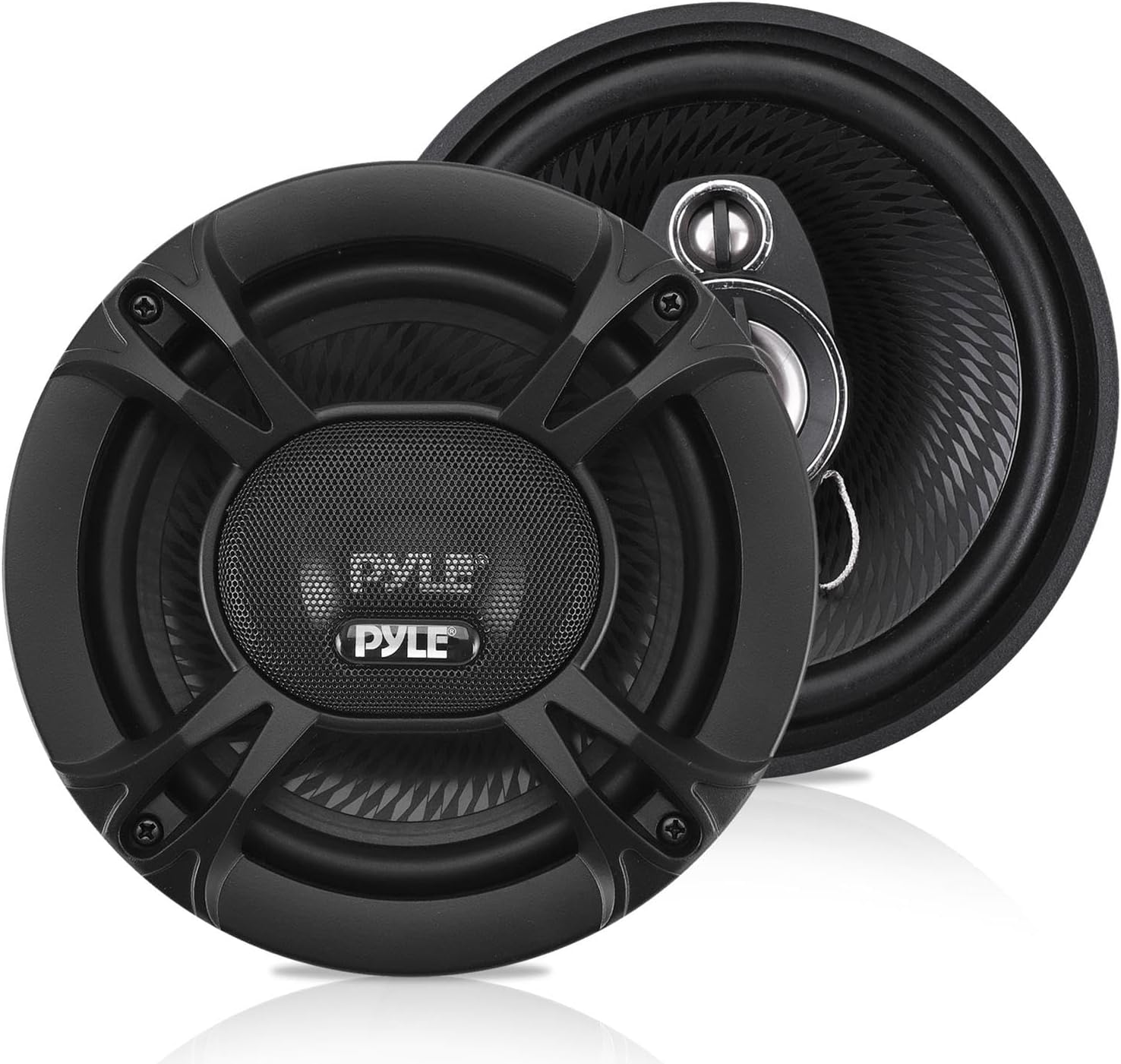 Pyle 3-Way Universal Car Stereo Speakers-240W 5.25" Triaxial Loud Pro Audio Car Speaker-Universal OEM Quick Replacement Component Speaker Vehicle Door/Side Panel Mount Compatible PL513BK (Pair), Black
