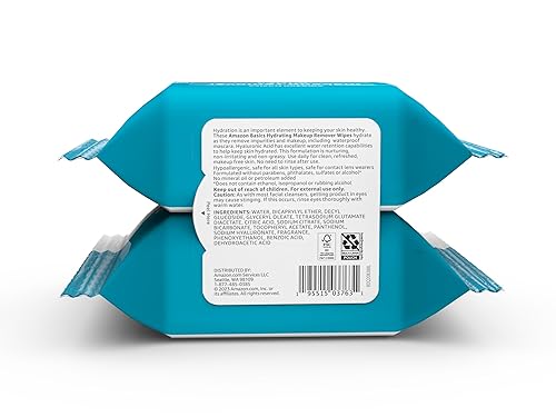Miniatura 20 de Yaxa Basics Toallitas desmaquillantes, limpieza suave, dermatológicamente probadas, calmantes nocturnas, a base de plantas, sin alcohol, elimina