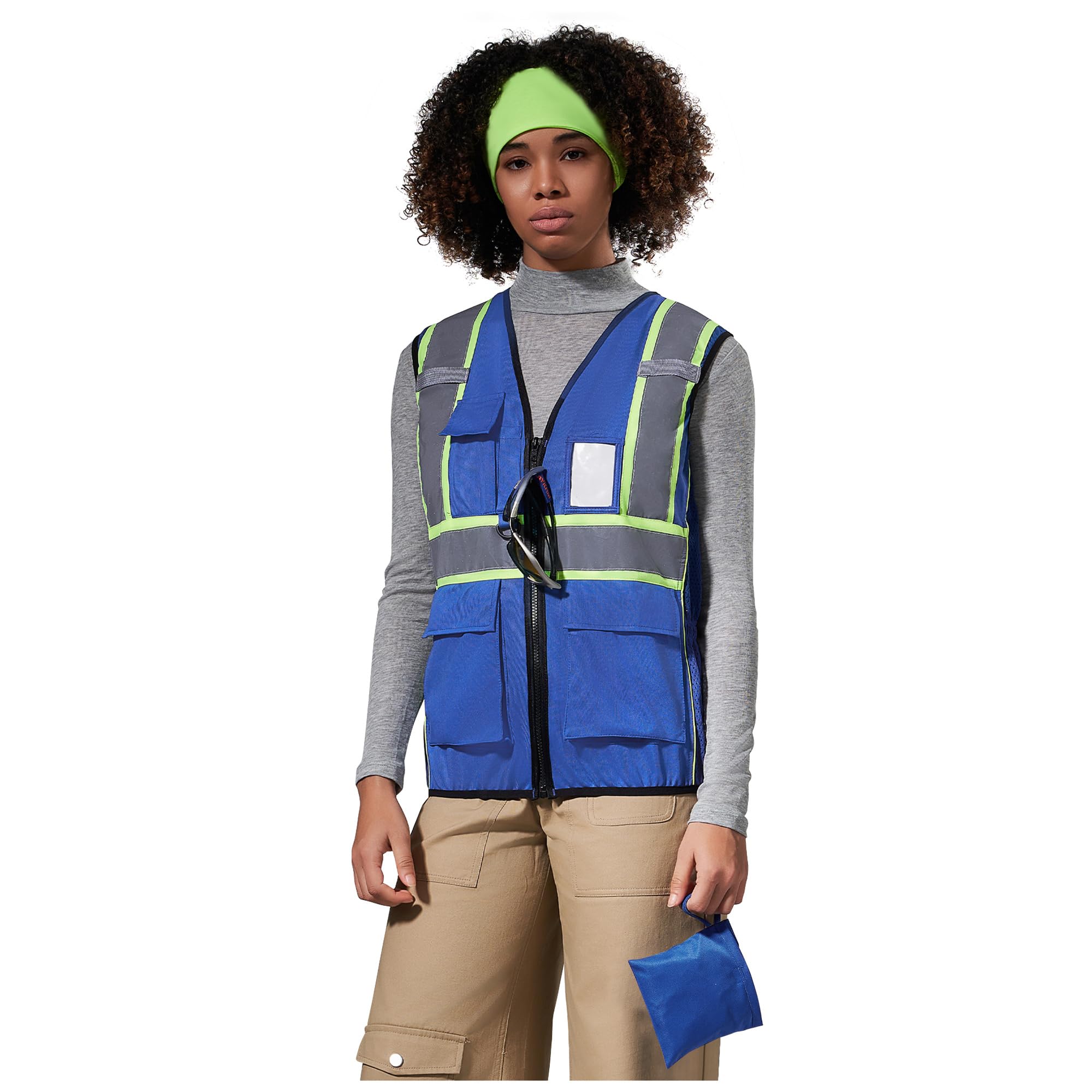 AYKRM 11 color Ladies High Vis Reflective Safety Vest for Women