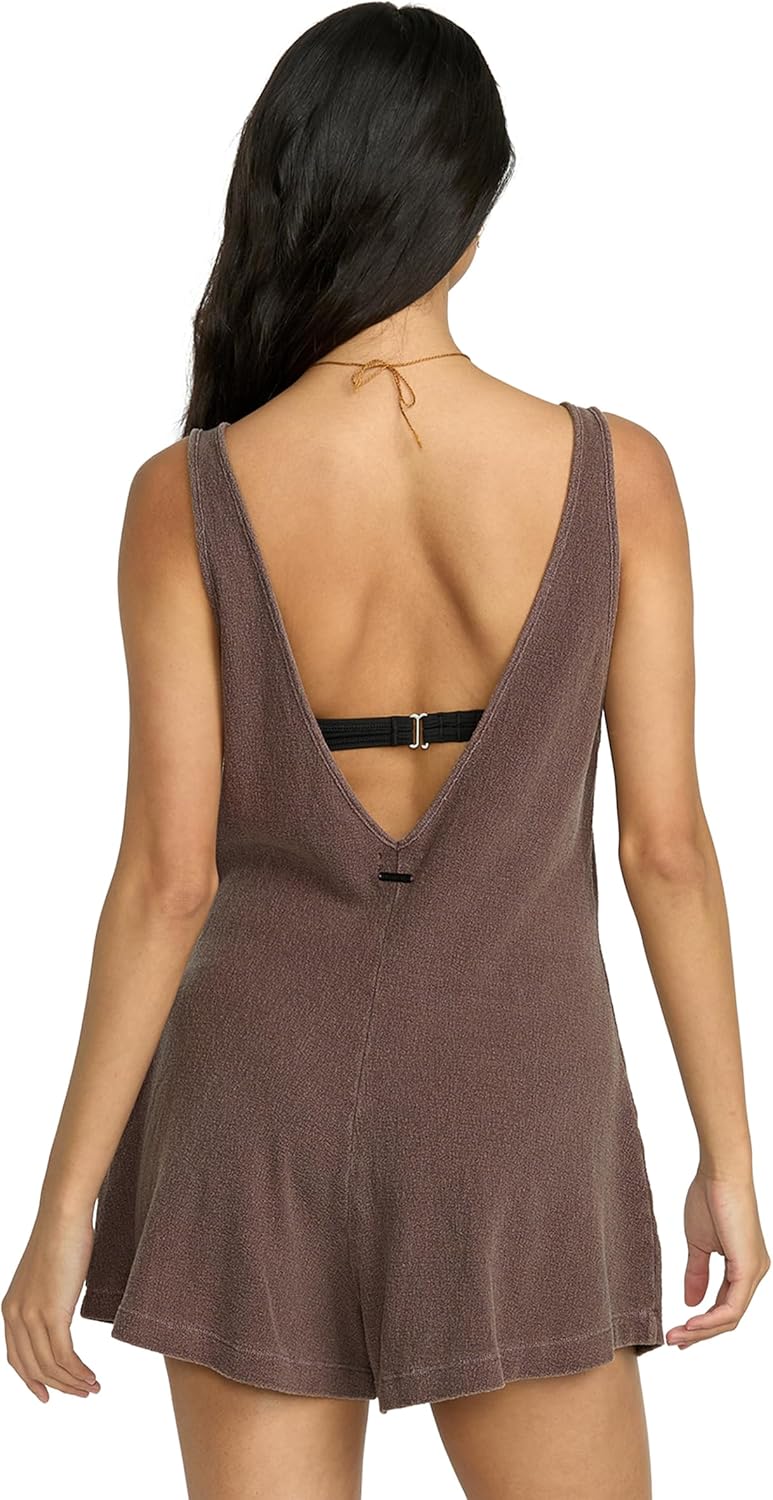 Billabong Women's Never Better Cover-Up Cotton Knit Romper (XS-XL) - Image 2