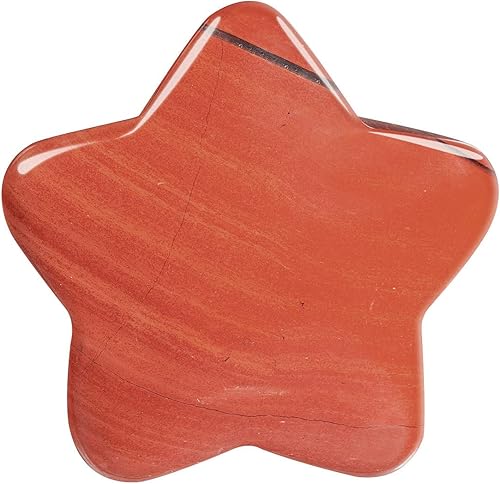 Miniatura 10 de mookaitedecor Juego de 5 piedras de palma con bolsillo de cristal curativo en forma de estrella, piedra de preocupación pulida para equilibrio de