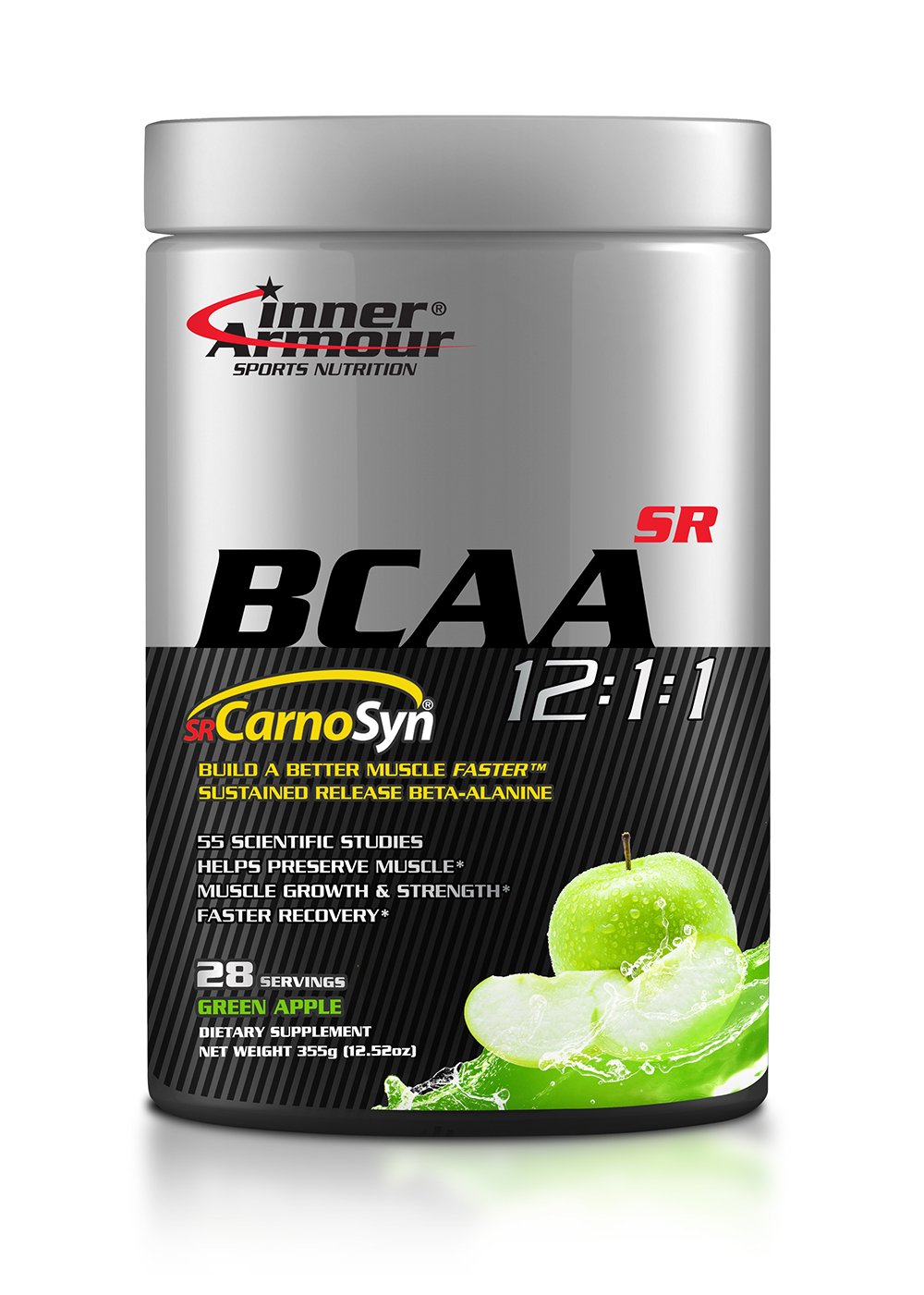 Buy Inner Armour BCAA with SR CarnoSyn® Green Apple Sustained Release BetaAlanine Muscle