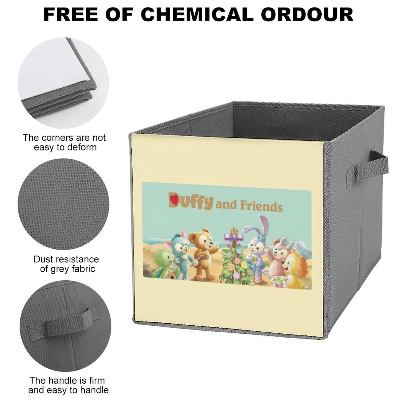 Amazon｜ダッフィー フレンズ 収納ボックス 収納ケース 整理用