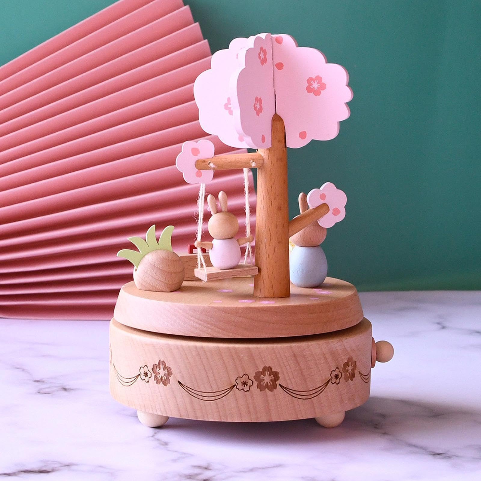 Cajas Musicales de para Madera Hechas a Mano para Amantes de los Aniversarios, Manualidades, coleccionables, decoración de Dormitorio, Regalos