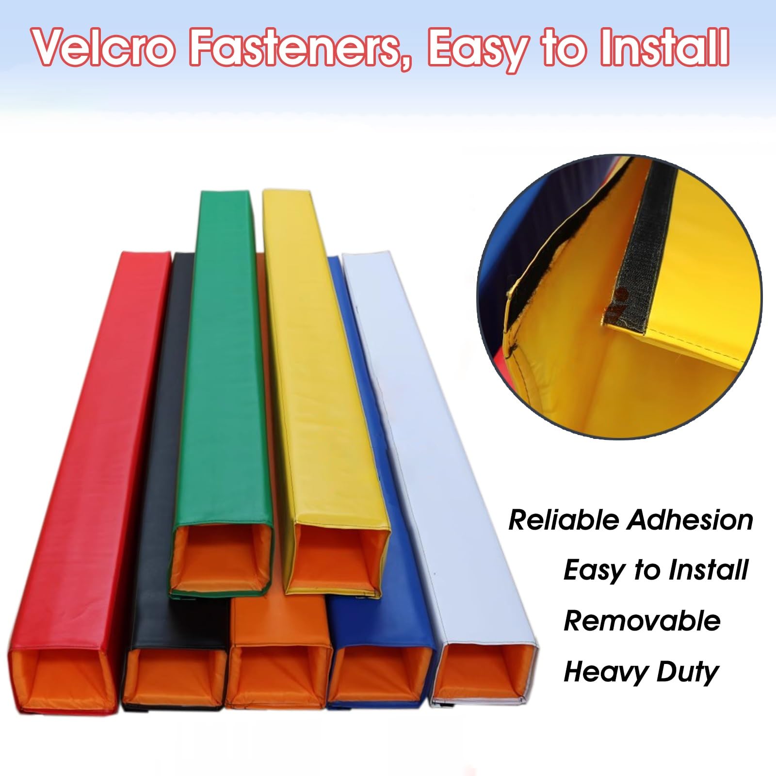 Protector de poste resistente, envoltura de seguridad para uso en gimnasio y parque infantil, prevención de colisiones, espuma resistente a los impactos, barrera reductora de lesiones, ideal para