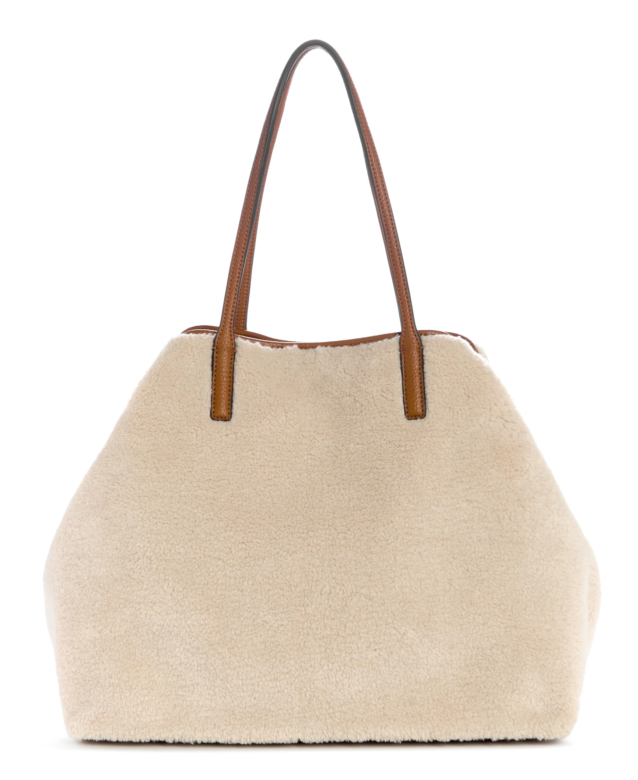 GUESS Shopper Victtoria 2 in 1 Tote Natural/Cognac creme