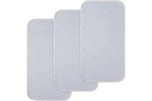 BlueSnail Ultra Soft and Absorbt Quilted Waterproof Changing Pad Liner 3pk (blue)