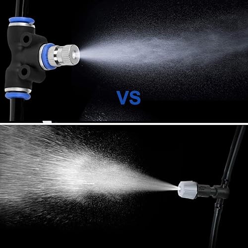 Miniatura 4 de Boquillas de nebulización para sistema de refrigeración al aire libre, 10 boquillas de niebla atomizadora, boquillas de niebla para jardín,