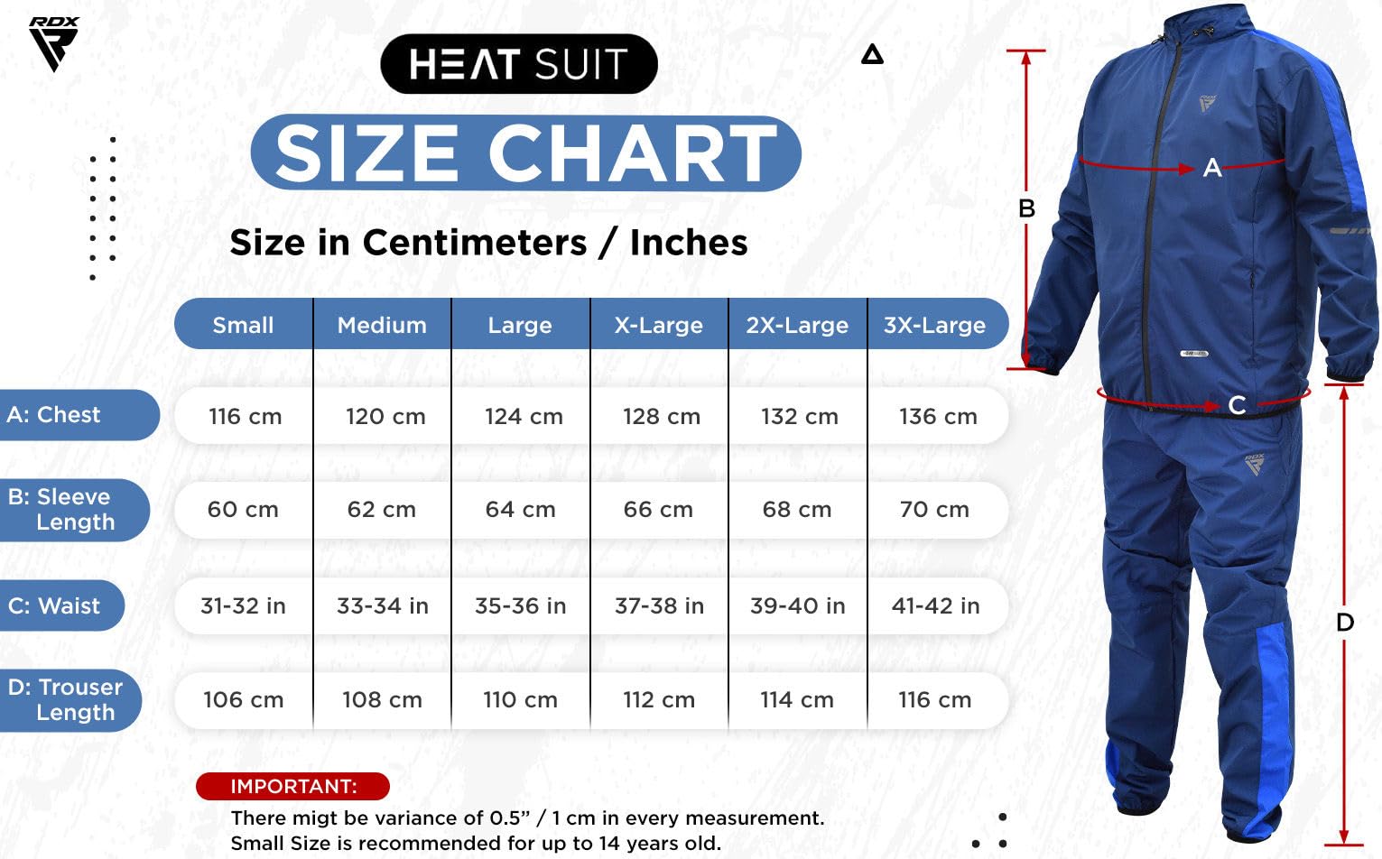 RDX Schwitzanzug Zum Abnehmen, Saunaanzug REACH OEKO TEX 100 ZERTIFIZIERT, Sauna Suit Fitnessanzug Sweatsuit Sportanzug Trainingsanzug Sweatanzug Thermo MMA Boxen Gym Sport Fitness Laufen Herren Damen