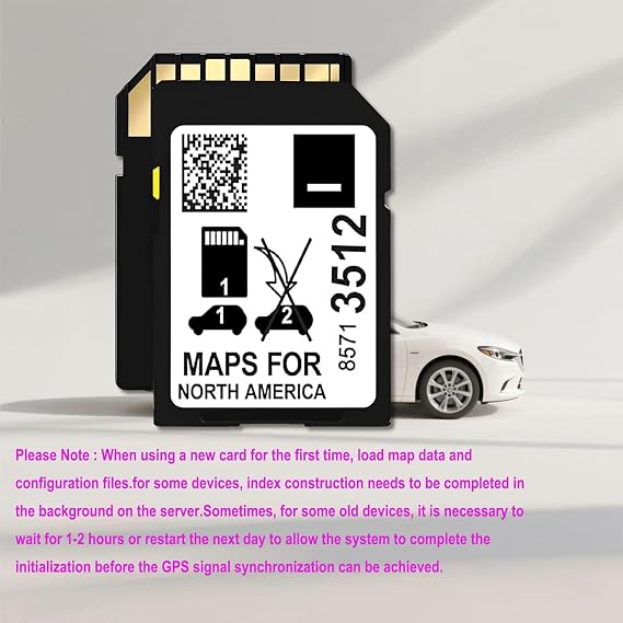 2025 2026 Navigation SD Card Update Latest Map for 2019-2023 GM Vehicles with Buick,Cadillac, Chevrolet,GMC,Part 8571 3512 USA/CAN/MEX,10 Year After-Sales Service