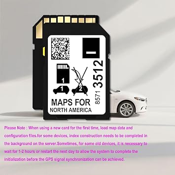 2025 2026 Navigation SD Card Update Latest Map for 2019-2023 GM Vehicles with Buick,Cadillac, Chevrolet,GMC,Part 8571 3512 USA/CAN/MEX,10 Year After-Sales Service