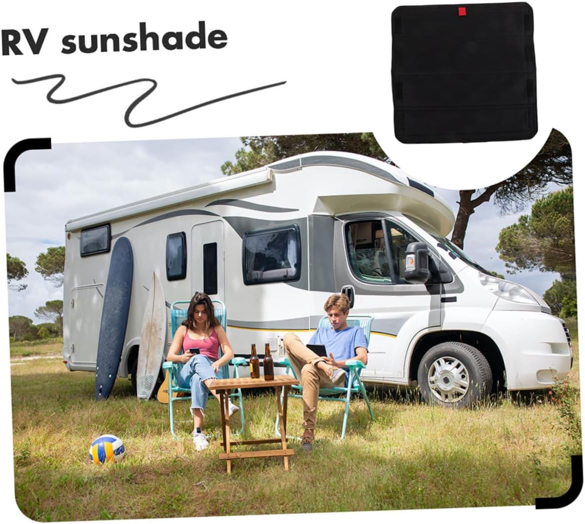 2pcs Rv Blackout Window Cover Rv Skylight Vent Cover Accessory Trailer Fan Vent