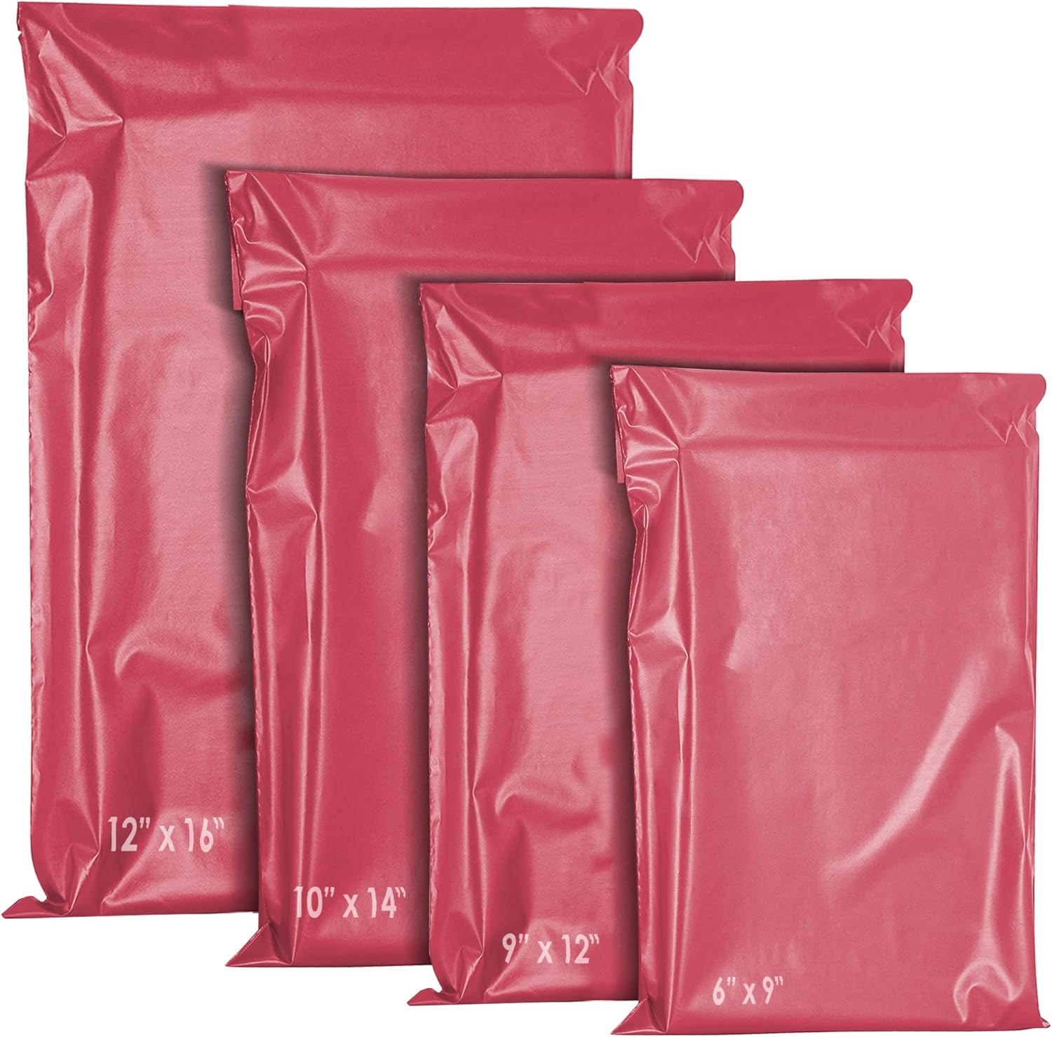 YUNJU 60 Mixed Mailing Postal SelfSeal Closure Plastic Bags