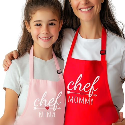 Miniatura 6 de Delantal personalizado para cocinar, delantal para niñas y niños, delantales de chef para mujeres, regalo de Navidad para niños, regalos de Navidad