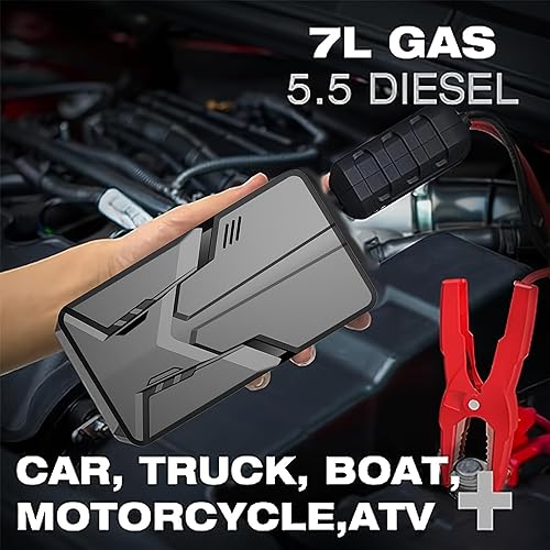 Miniatura 3 de FOTON - Cargador de batería portátil de 30000 mAh, dispositivo de arranque inteligente, protección de circuito de clip para vehículo SUV de 600