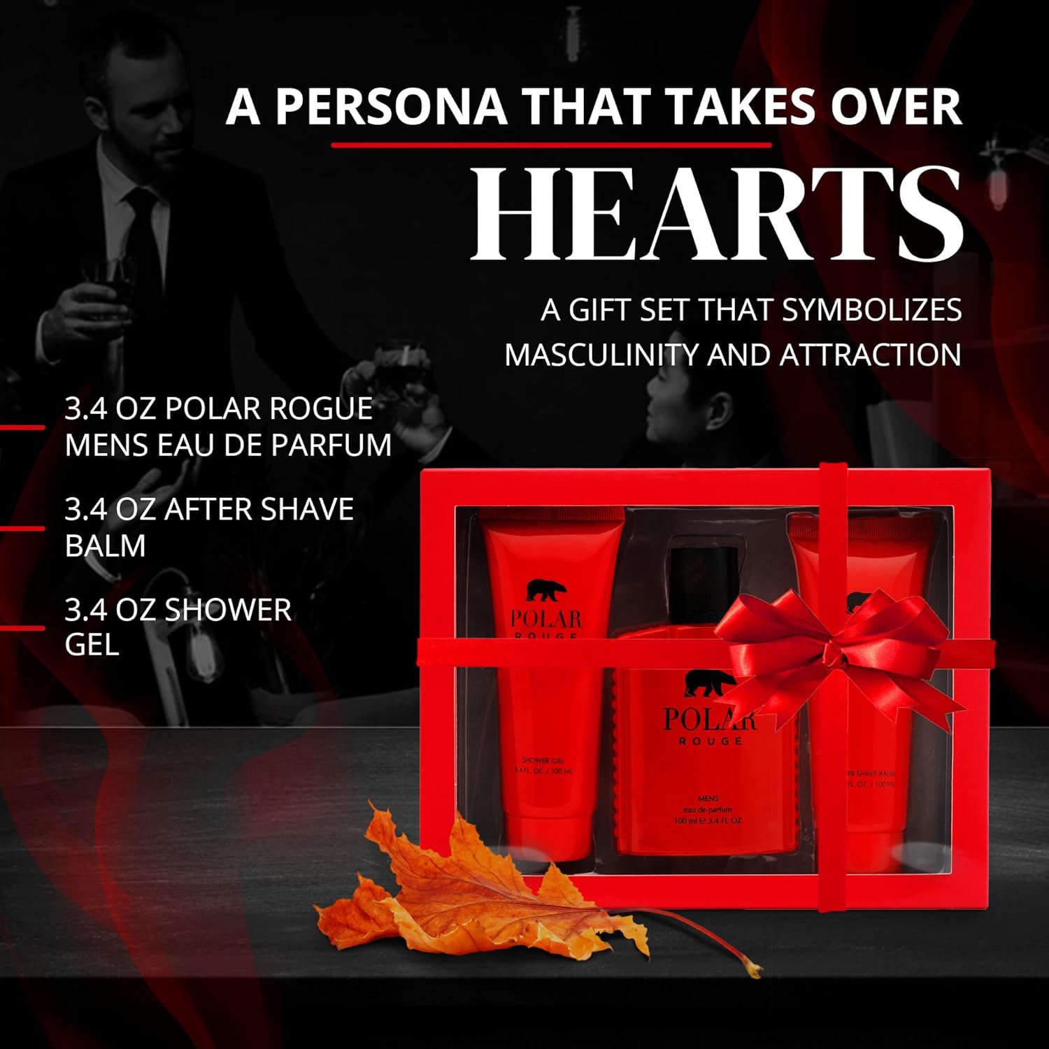 Perfume for Men Gift Set – INSPIRED by A WORLD RENOWNED MEN'S PERFUME – Cranberry, Grapefruit, Italian Lemon, Warm Woods – Fresh, Spicy, Woody, Long-Lasting – Premium Mens Cologne 100ml x3 - Image 2