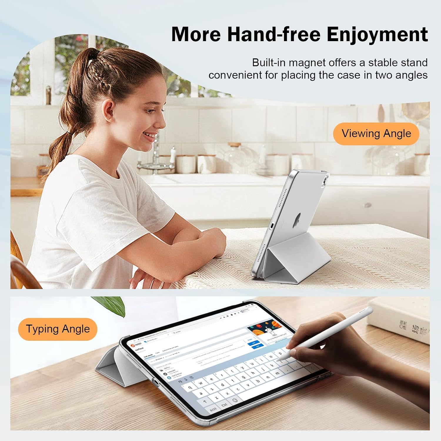 TiMOVO Case for iPad A16 11th Gen 11"/10th Gen 10.9" - Silver image 3