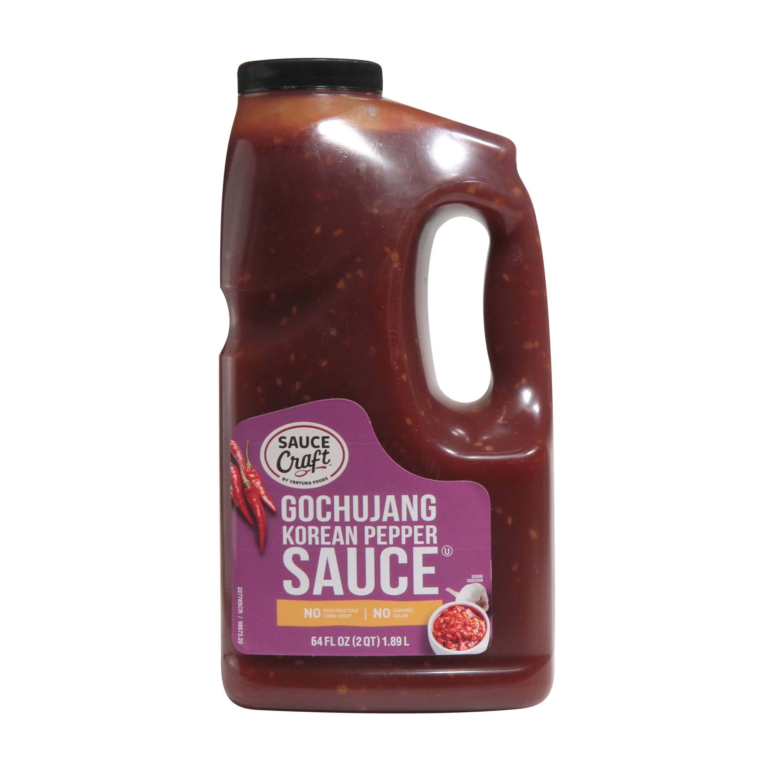 Sponsored Ad - Ventura Foods LLC SauceCraft Gochujang Korean Pepper Sauce, Versatile, Globally Inspired Food Service Dipping Sauce Elevates Your Menu with Umami Heat and Trend-Forward Flavor, 0.5 Gallon
