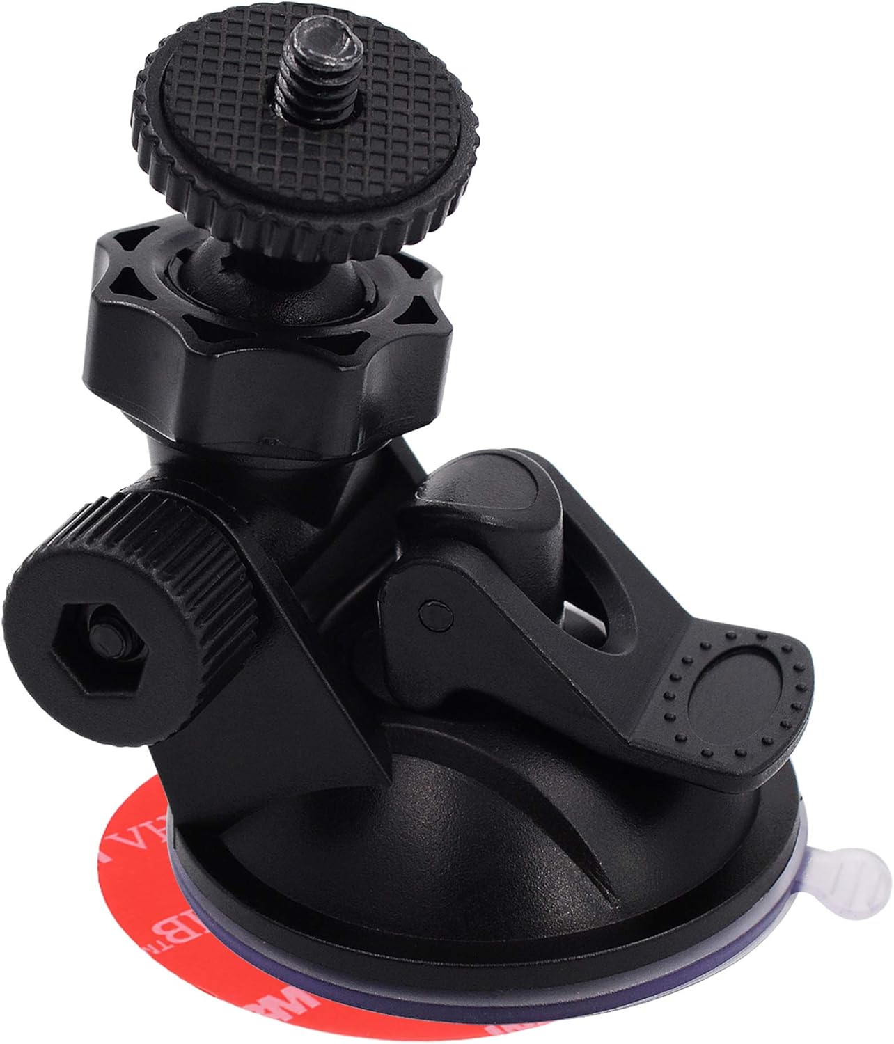 iSaddle CH01A 1/4" 1/8" Thread Camera Suction Mount Tripod Holder in Dash Cam Mount