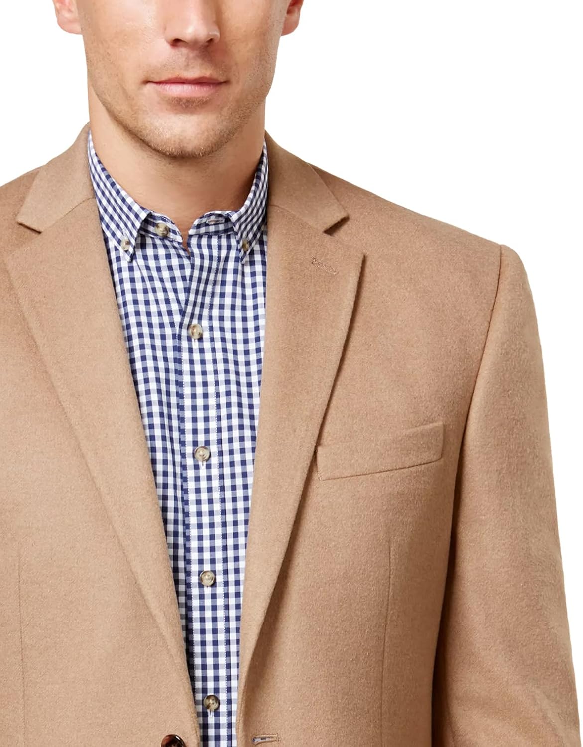 Lauren by Ralph Lauren Men's Sport Coat Long Notch Wool Beige 46