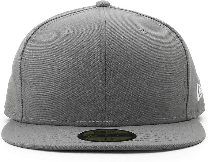 Amazon ニューエラ New Era 59fifty Blank Fitted Cap Lt Grey ベーシック 5950 帽子 キャップ グレー ブランク 無地 並行輸入品 キャップ 通販
