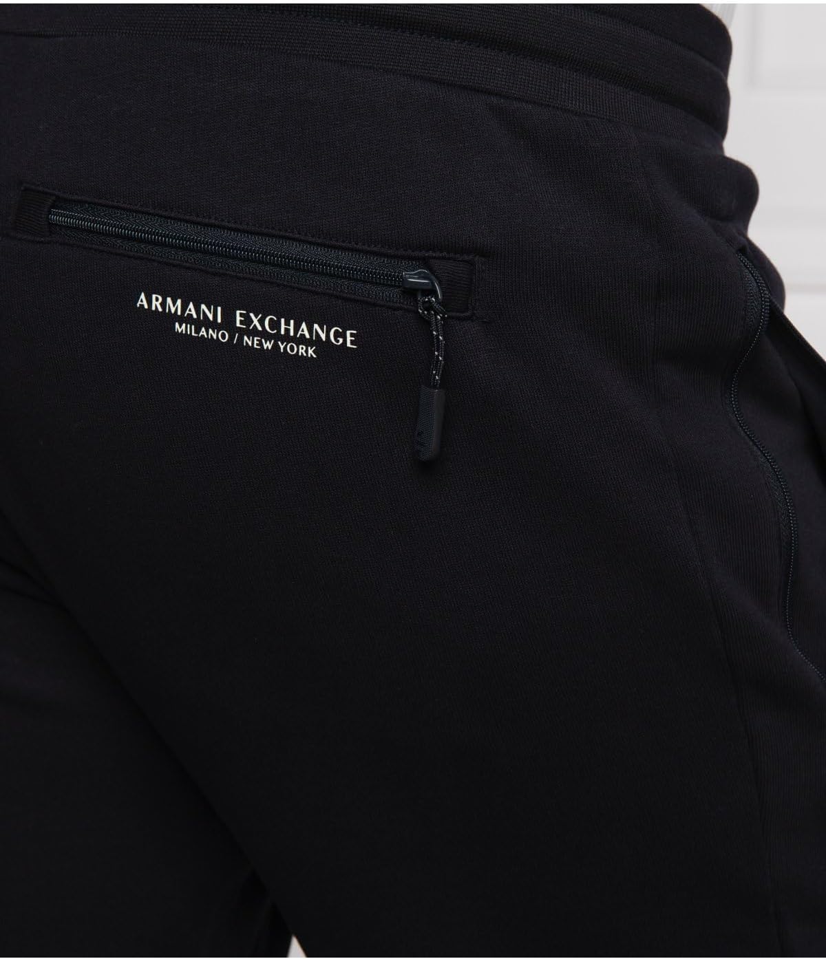 Armani Exchange Mens Milano New York Cotton French Terry Jogger Pants - Image 5