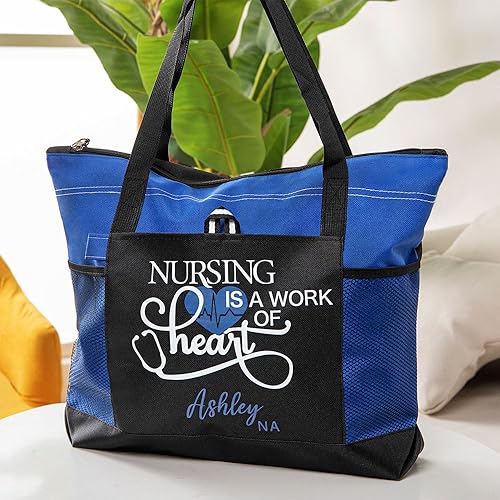 Miniatura 6 de callie Personalized Tote Bag with Zipper Large Capacity Apple Pattern Canvas Bag