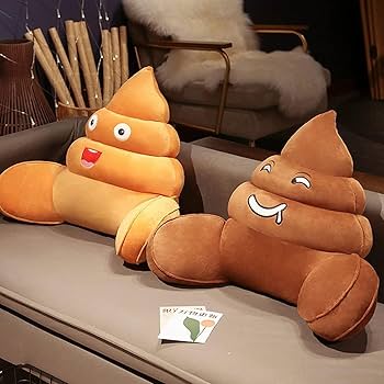 Amazon｜うんちクッションフロア 置くだけ 背もたれ 椅子 面白い