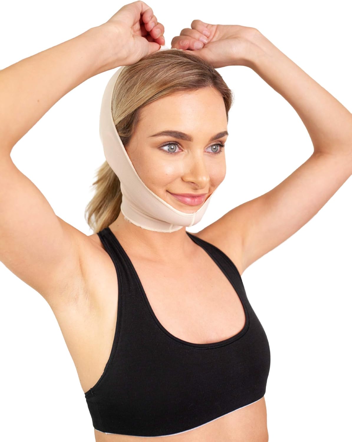 Post Facial Surgery Chin Strap Compression Garment Chin