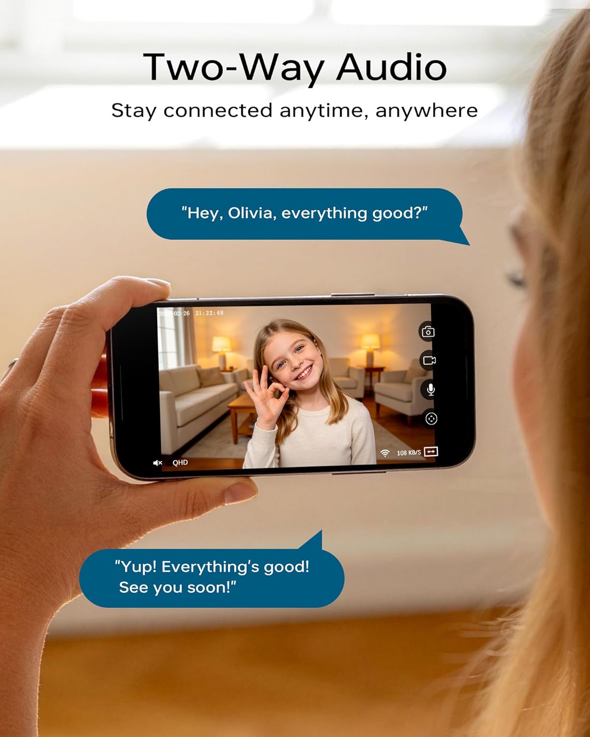 FOSCAM 3K Security Camera Indoor, 360° PTZ Baby & Pet Monitoring for Home Security, 5MP Night Vision, Human/Pet Auto Tracking, Motion & Sound Alerts, 2-Way Audio, 2.4GHz Wi-Fi (R5 Black)