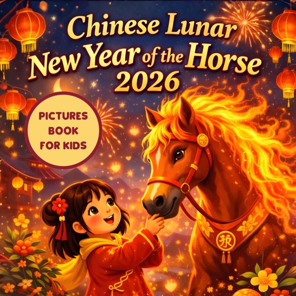 Chinese Lunar New Year of the Horse 2026: Celebrating Traditions and the Values This Pictures Story Book Brings to Kids and Toddlers