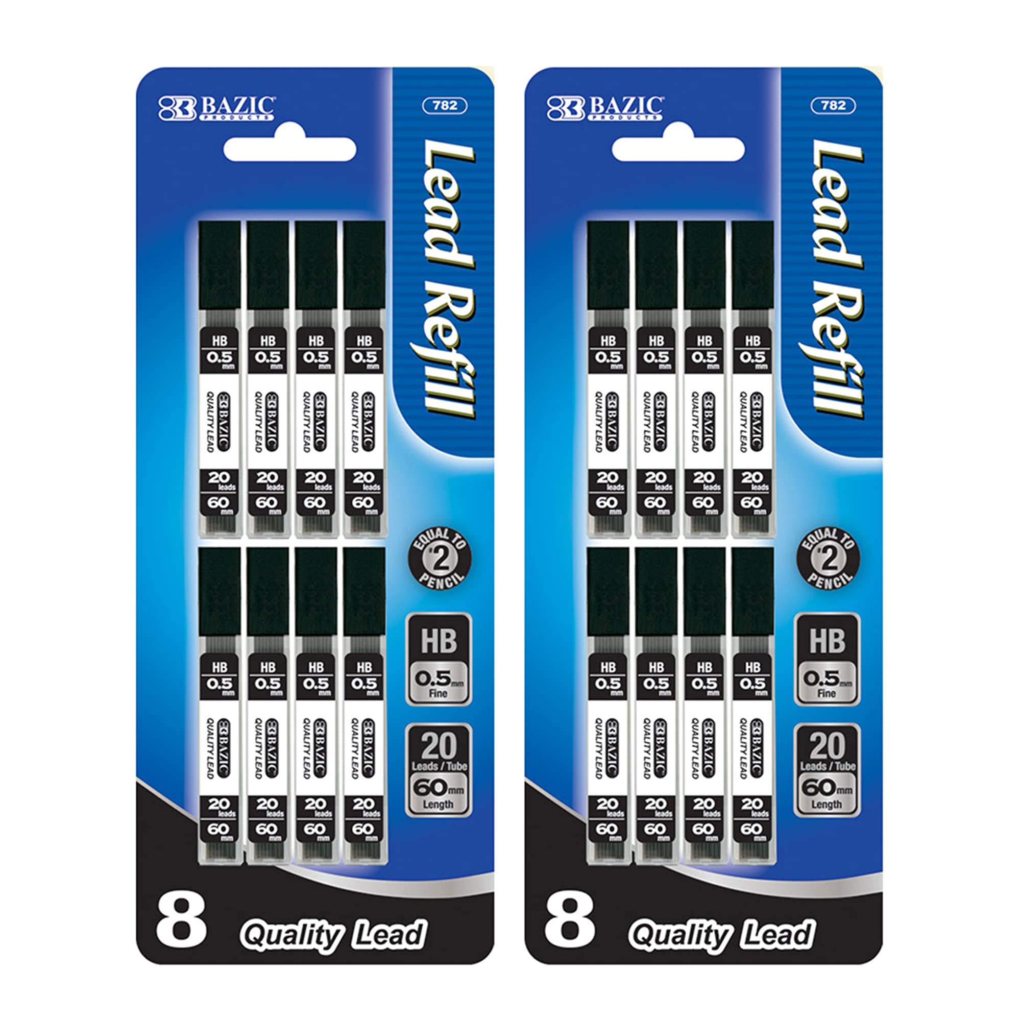 Buy BAZIC Mechanical Pencil Lead Refills HB 0.5mm (160 Count/Pack