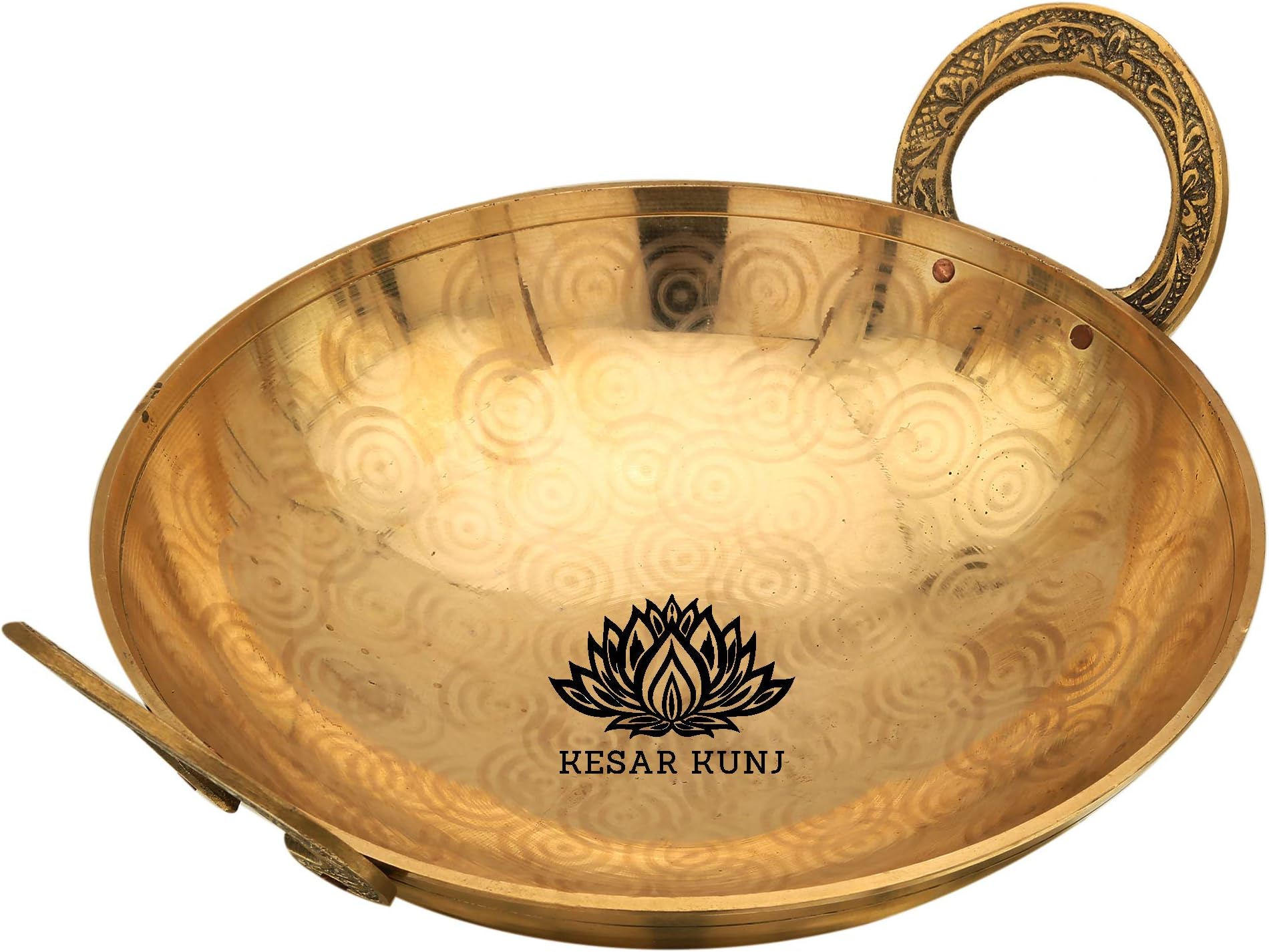 Brass Heavy Weight Frying pan Cookware, 1200 ml