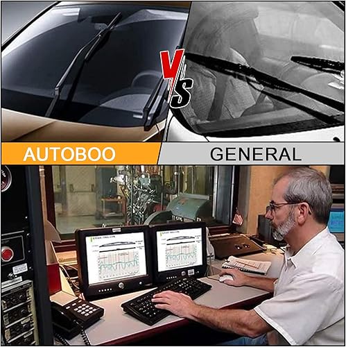 Miniatura 8 de AUTOBOO Repuesto de limpiaparabrisas de 24 + 21 pulgadas para Chevrolet Traverse 2012-2017 GMC Acadia Buick Enclave 2005-2010 PONTIAC G6 2008-2011