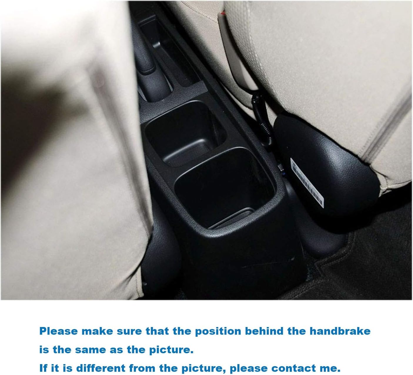 YJYWZH Double Layer Armrest Box for Honda Fit Jazz 2009-2013 Car Interior Storage Center Console with 3 USB Port Black (Black with Black Thread)