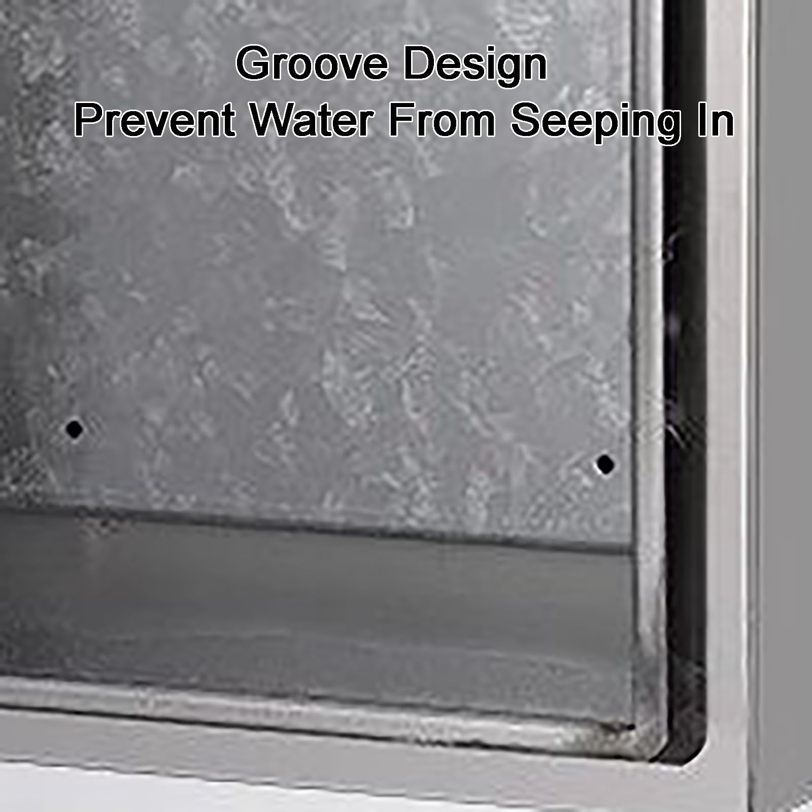 Caja Electrica, Caja Distribucion Electrica de Acero Inoxidable 304 con Placa Base Galvanizada Extraíble, para Uso Interiores(50x25x60CM/20x10x24IN)