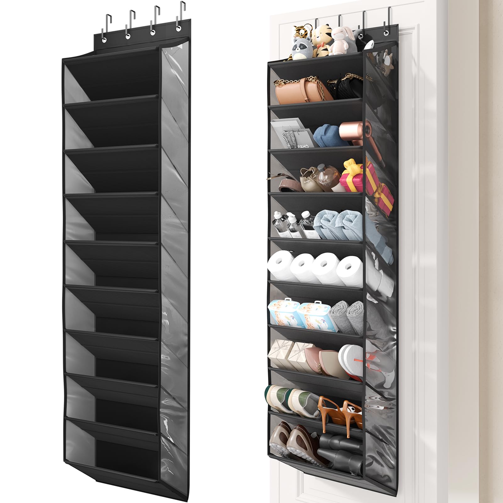 Mefirt 10-Tier Over Door Shoe Organizer