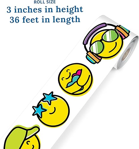 Vista 3 de Carson Dellosa Kind Vibes - Bordes rectos de 36 pies para tablón de anuncios, bordes de aula para tablón de anuncios, pizarra blanca, tablero