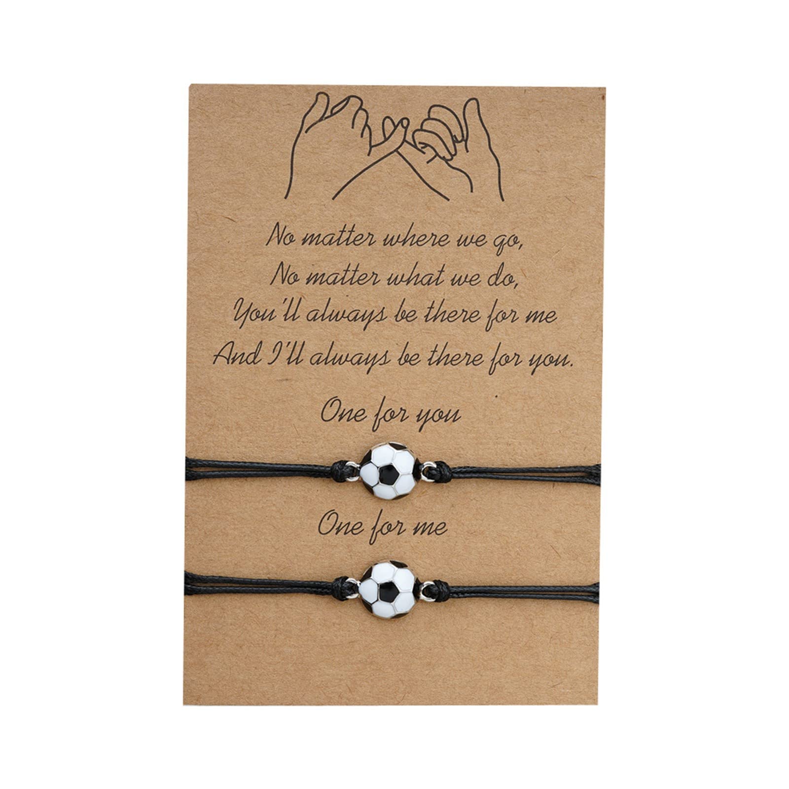 GenericWomen Bracelets Football Shape Card Best Friend Bracelets Couples Bracelets For 2 Matching His And Her Lover Bracelet Jewelry For Friendship Relationship Star Tassel Earrings