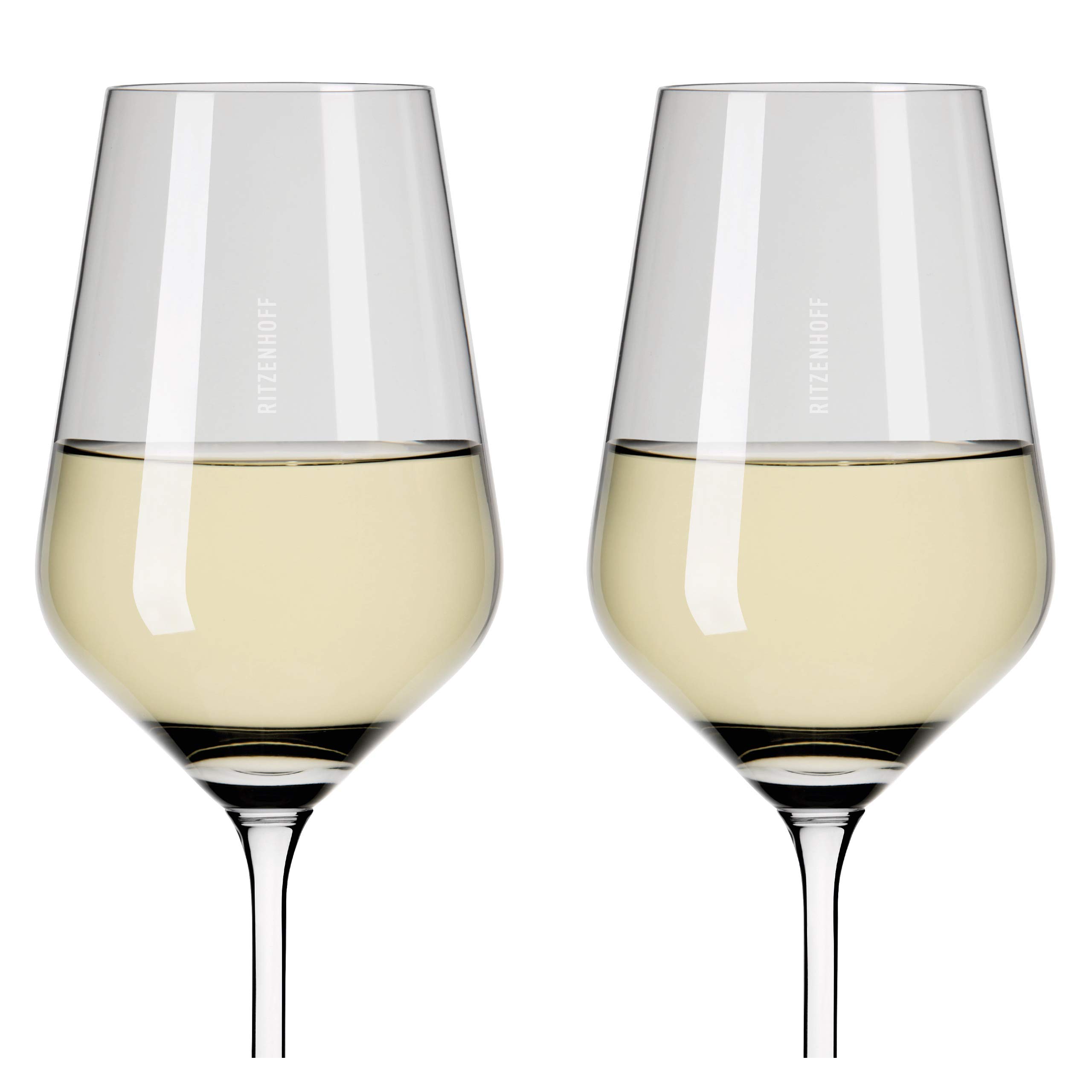 Bicchieri Da Vino Bianco RITZENHOFF Fjordlicht 300 Ml – Set Da 2, Sfumatura Berry, Made In Germany, Cristallo