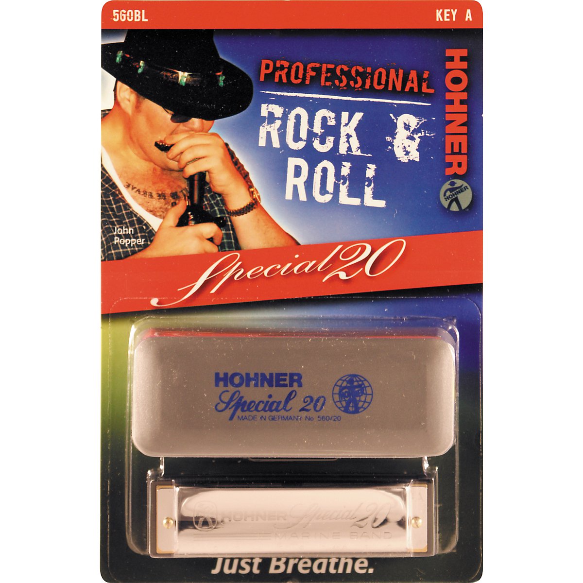 Hohner Mundharmonika, Edelstahl (560PBX-CTC)