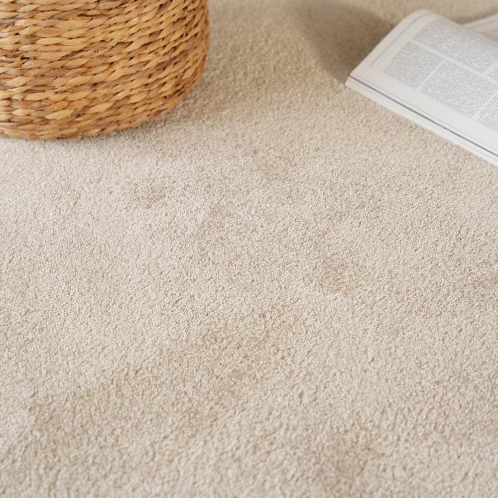 Home Deluxe - Tapis FOFI - Couleur : Beige, Dimensions : 150 x 80 cm - Hypoallergénique, Hauteur des Poils : 1,5 cm, 100% polypropylène Friese I Tapis de Sol Tapis Design Shaggy