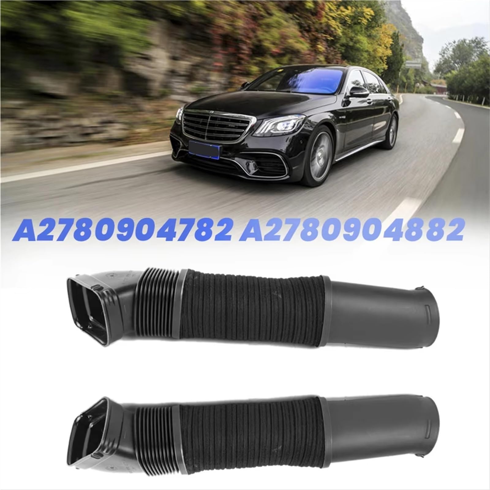 Tubo Aspirazione Auto Per Benz W221 W216 S500 CL550 CL63AMG M278 2006-2013 A2780904782 A2780904882 1 Paio Tubi Aspirazione Condotto Aria Per Auto Tubo Aspirazione Aria Auto