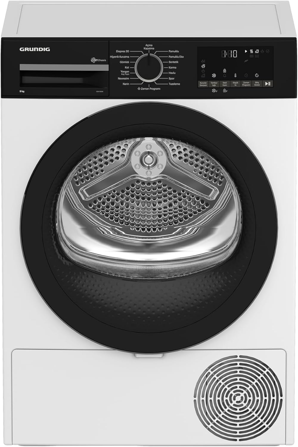 Front view of the Grundig GDH 9564 Dryer