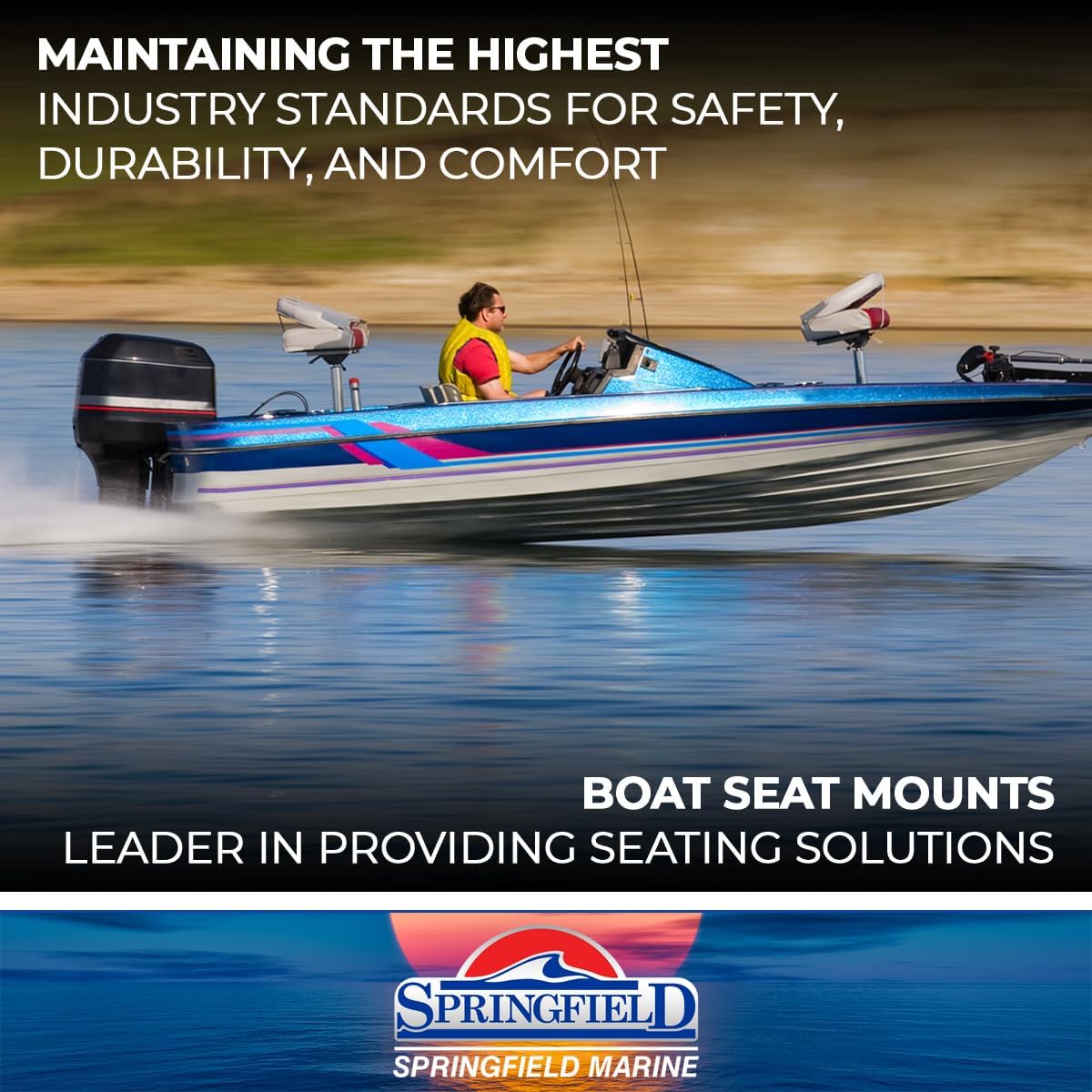 Springfield 3100031-L1 Trac-Lock Pedestal Swivel - Locking, 2-3/8", 20 Pack