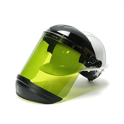 Miniatura 2 de Sellstrom Face Shield S31202 - Máscara de seguridad con clasificación de arco para hombres y mujeres, doble corona y ropa de seguridad nacional,