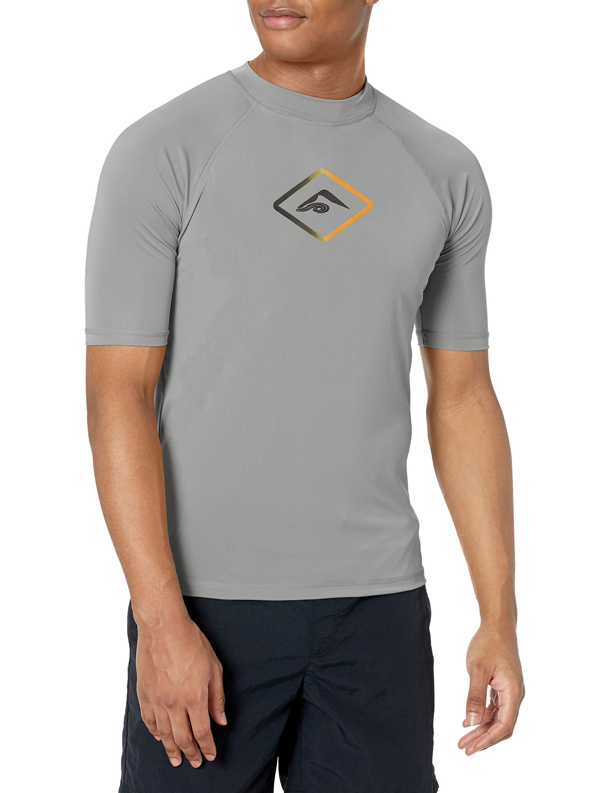 Kanu Surf Herren Fiji UPF 50+ Short Sleeve Sun Protective Rashguard Swim Shirt Rash-Guard-Shirt (1er Pack)